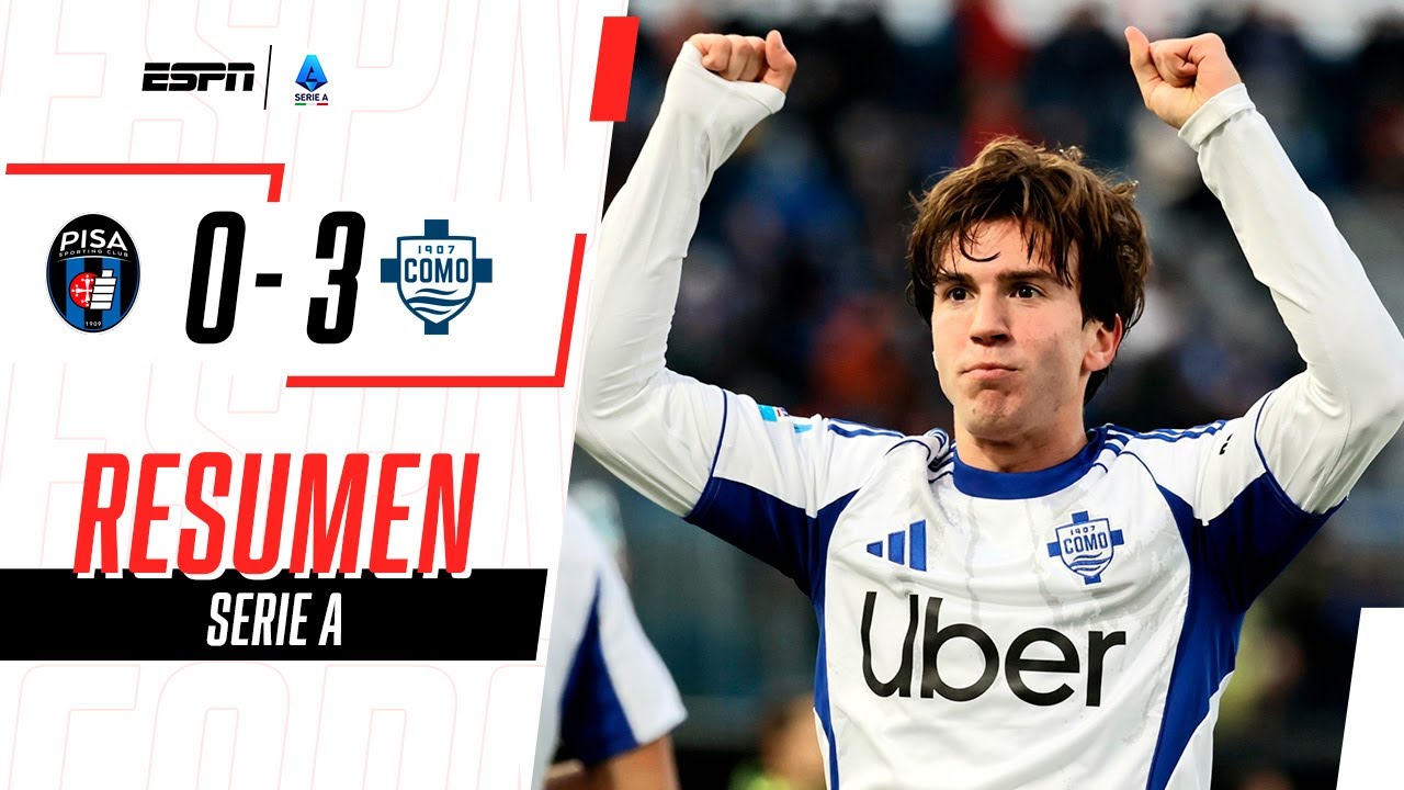 MAXI PERRONE MARCÓ UN GOLAZO PARA TRAERSE LOS TRES PUNTOS A CASA | Pisa 0-3 Como | RESUMEN