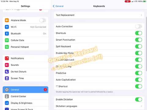 How to turn off autocorrect on ipad/iphone!