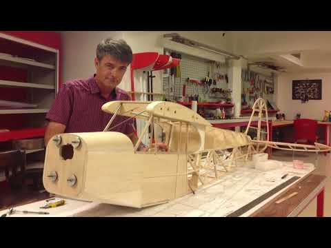 BALSA USA  Piper Super Cub PA-18 ,1/3 Scale, Engine :Saito FG57TS , Building and Maiden Flight,