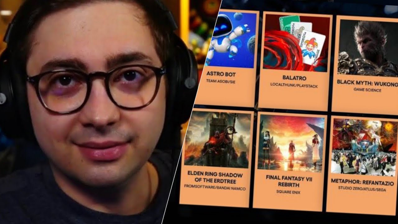 ALAN SOBRE OS INDICADOS AO THE GAME AWARDS 2024 (só jogo meia bomba?)