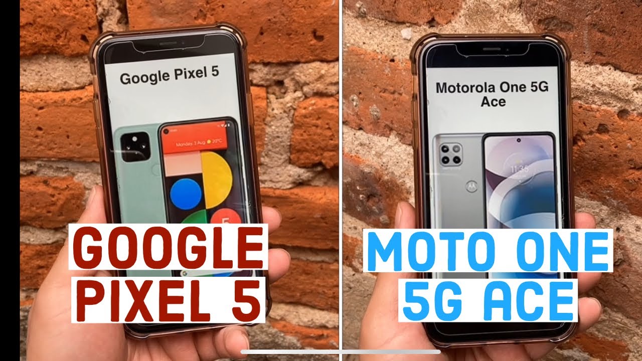 Google Pixel 5 vs Motorola One 5G ace (comparison and review)