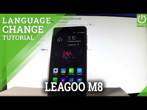 LEAGOO M8 CHANGE LANGUAGE / LANGUAGE SETTINGS