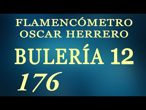 Metrónomo Flamenco - Bulería "12" 176 - Flamencómetro Oscar Herrero