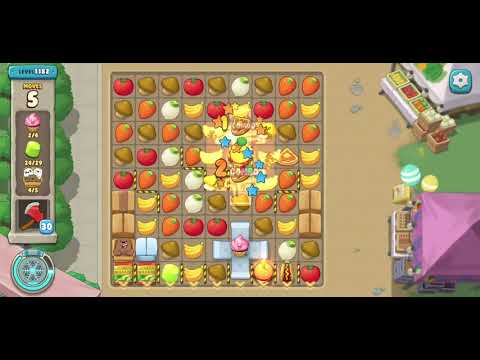 We Bare Bears Match3 Repairs Level 1182 - No Boosters