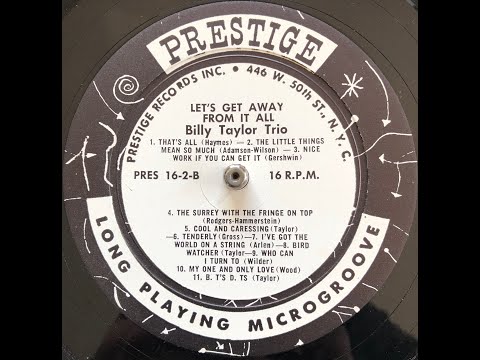 Let's Get Away From It All /Billy Taylor Trio /Prestige 16rpm PRES 16-2-B