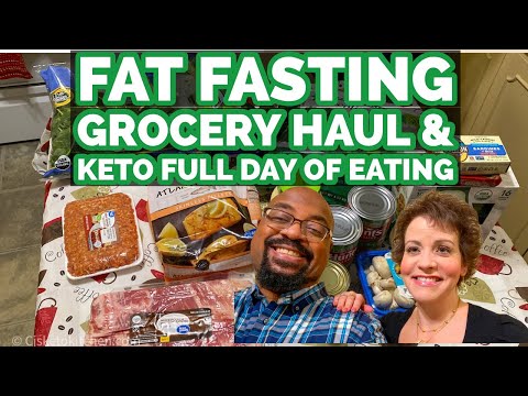 Fat Fast Grocery Haul and What We Eat On Keto