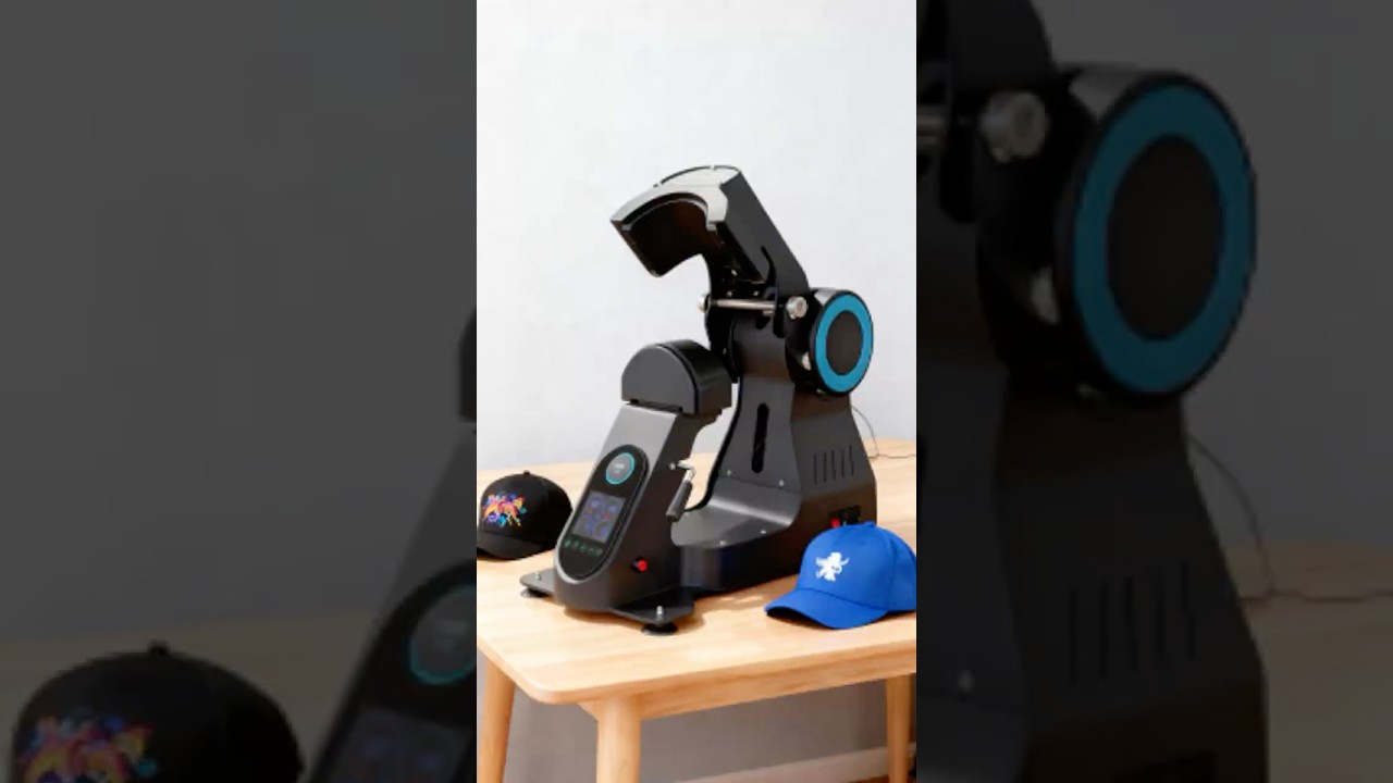 Cyber Electric Auto Hat Heat Press 🧢 | Perfect for Embroidered Patches ✨