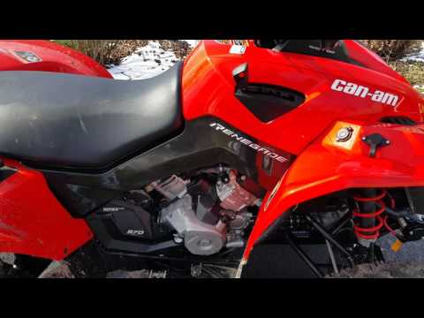 2016 Can Am Renegade 570 winch install. Superwinch LT3000.