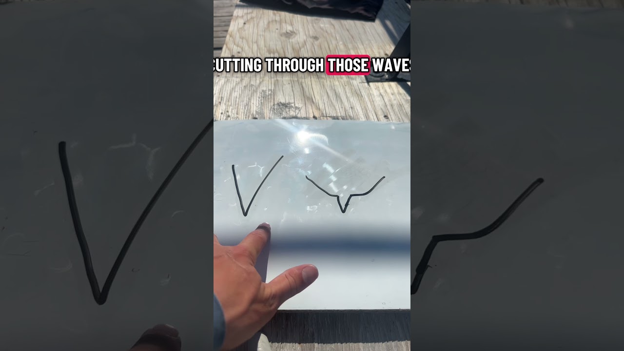 How do different hull shapes affect performance in boats?