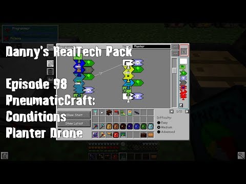 Real Tech #089 - PneumaticCraft: Repressurized Conditions, Planter Drone