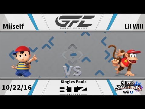 GFC - Singles Pools - Miiself (Ness) vs LiL Will (Diddy Kong) - Wii U