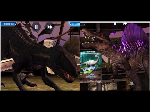 INDORAPTOR VS CHROMASPINUS II Jurassic World The Game II Dinosaurs Game