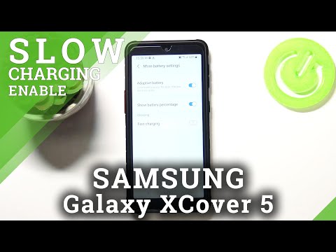 How to Turn On / Turn Off Slow Charging in SAMSUNG Galaxy XCover 5 – Change Charging Type