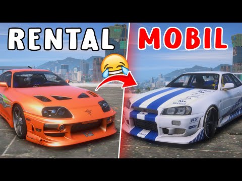 EKSPERIMEN RENTAL MOBIL FAST AND FURIOUS - | GTA 5 ROLEPLAY INDONESIA