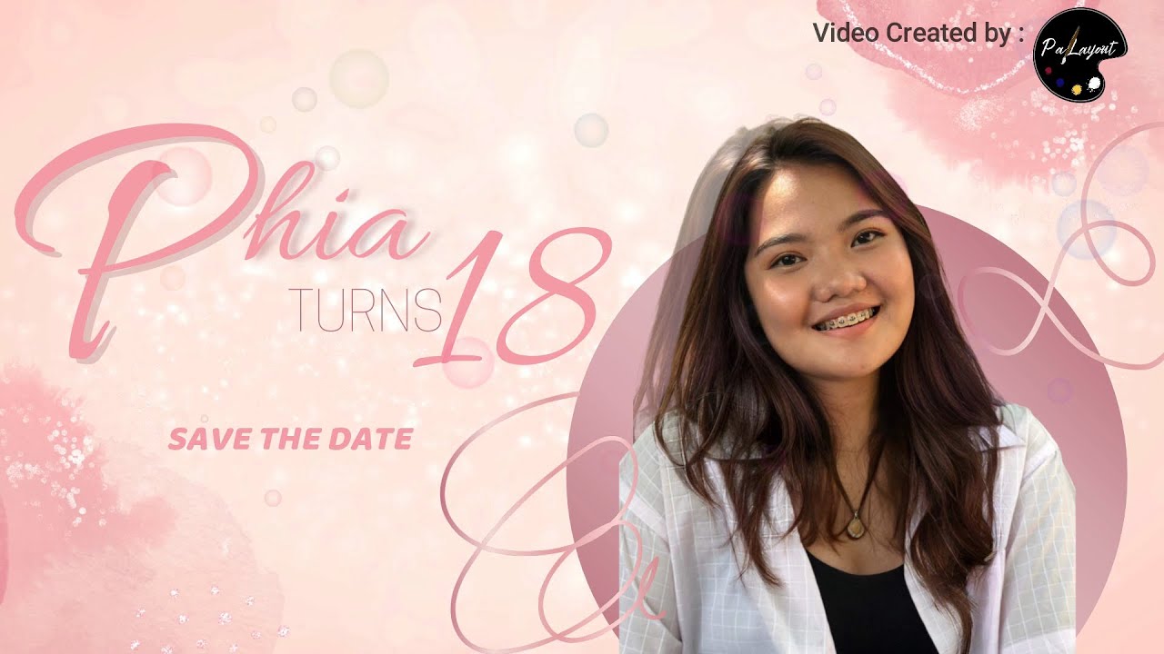 18th Birthday (Debut) Invitation Video