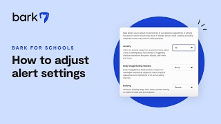 How to Adjust Alert Settings | Bark for Schools