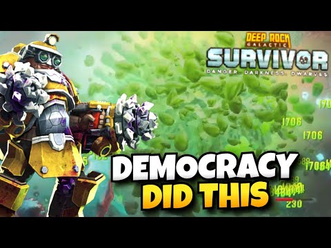 Democracy Created an OP Abomination | Deep Rock Galactic: Survivor Gameplay