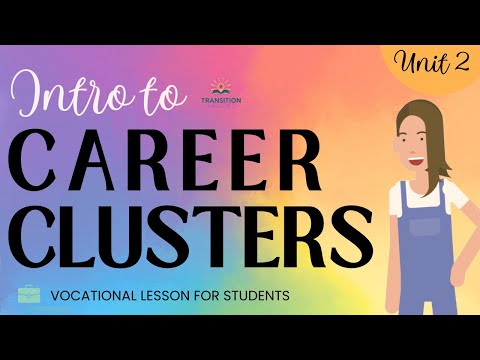 Intro to Career Clusters - Vocational Lesson 3 - Job Skills for Students