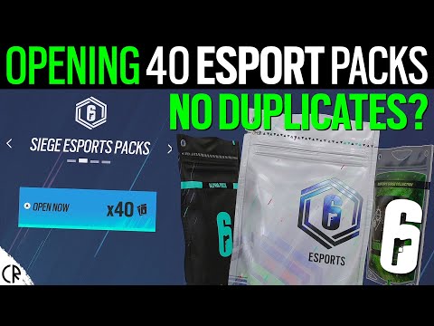 Opening 40 Esport Packs & NO DUPLICATES? - 6News - Tom Clancy's Rainbow Six Siege