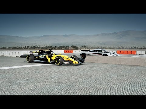 Renault FORMULA 1 "F1" vs Koenigsegg ONE:1 DRAG RACE!!! | Forza 7