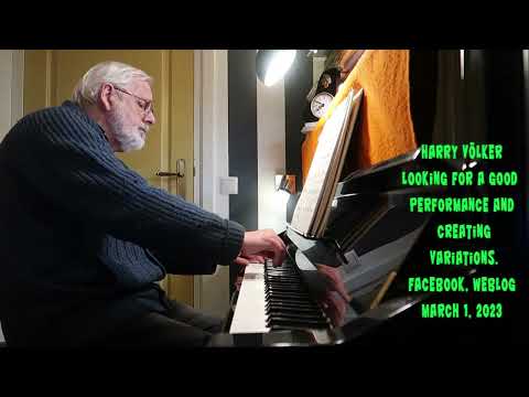 SOLFEGGIETTO - C.P.E. BACH - ORIGINAL - VARIATIONS - HARRY VÖLKER