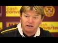 Motherwell - Stuart McCall and Bob McHugh Pre-match v Aberdeen, 24/12/2012