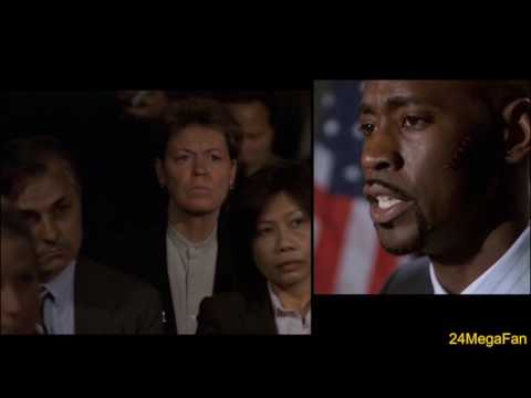 Wayne Palmer collapses at podium - 24 Season 6