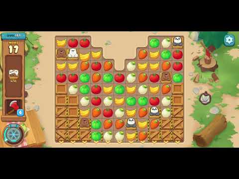 We Bare Bears Match3 Repairs Level 151 - No Boosters