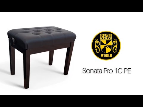 SONATA PRO 1C PE by Benchworld - Unboxing of Single Artist Adjustable Piano Bench in Polished Ebony