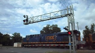 preview picture of video 'CSX Intermodal Long Train Through Folkston Georgia'
