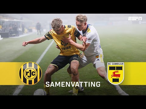 💪 HEERLIJK voetbalgevecht wordt beslist in SLOTFASE ⏰ | Samenvatting Roda JC - SC Cambuur