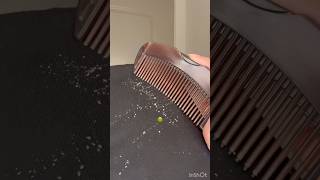 All This is coming out from My “CLEAN” scalp!!🤢😭(dandruff comb) #haircare #dandruff #hair #shorts