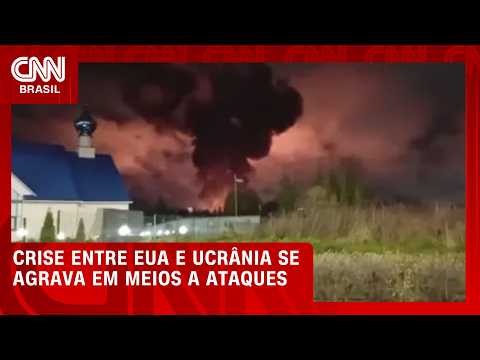 Ucrânia lança ofensiva contra refinaria russa e agrava crise com os EUA; entenda | LIVE CNN
