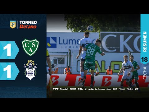 SARMIENTO 1 - 1 GIMNASIA I Resumen del partido | #TorneoBetano 2024