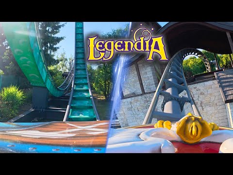 All Roller Coasters at Legendia 🇵🇱