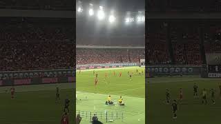 2025.07.30 Yokohama F. Marinos VS Liverpool FC at Nissan Stadium. 遠藤航選手入場そのとき！