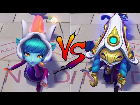 Space Groove Lulu vs Cosmic Enchantress Lulu Skin Comparison Spotlight (League of Legends)