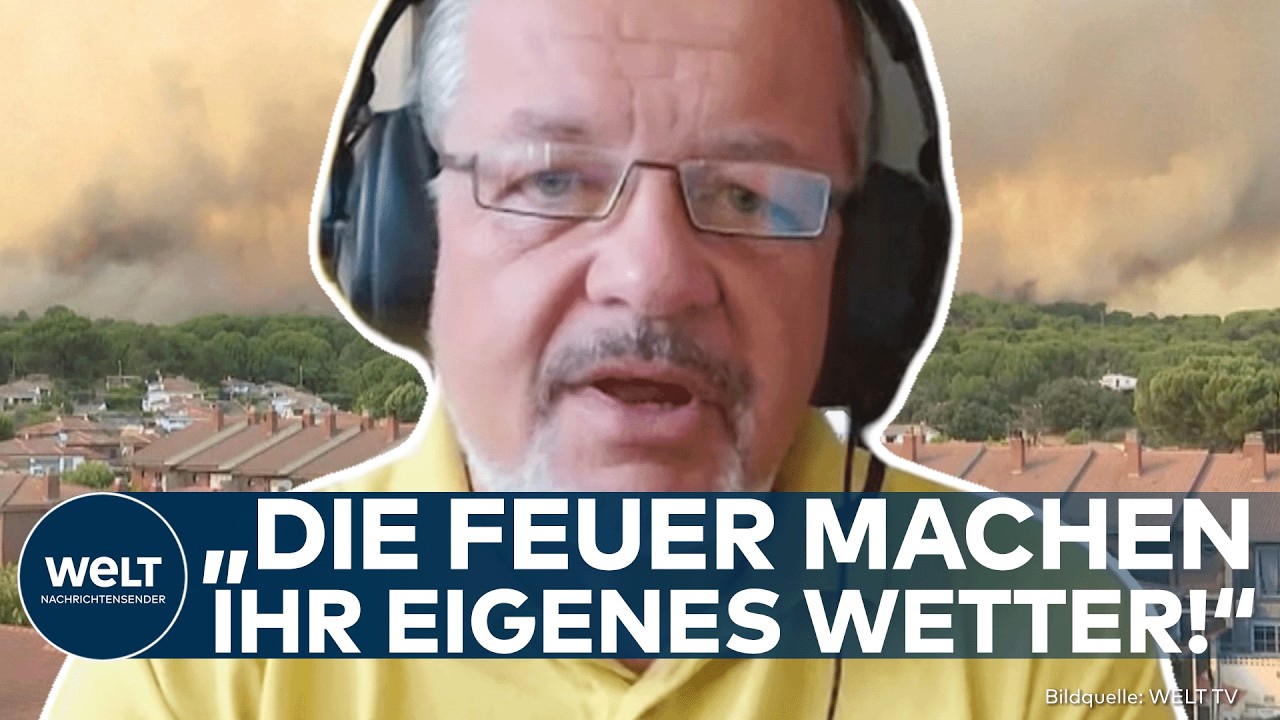 WALDBRÄNDE IN SÜDEUROPA: „Die Feuer machen ihr eigenes Wetter!“ Experte erklärt die dramatische Lage