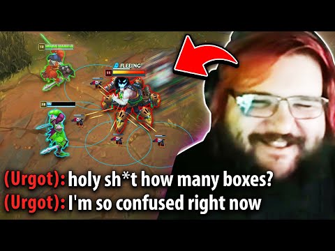 THIS URGOT GETS THE PINK WARD TREATMENT!! (HE WAS SO DIZZY AND CONFUSED)