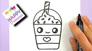 How To Draw A Starbucks Frappuccino Cute And EASY How To Draw A Starbucks Frappuccino Cute And EASY