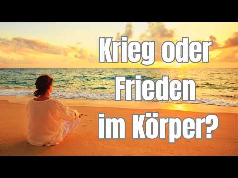 Körpersprache: Das können Zeichen von Krieg in dir sein. Finde Frieden und heile!