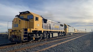 Up 7723V Pacific National push and pull hopper transfer with X48 BL26 and BL33 at the back 4/5/2025