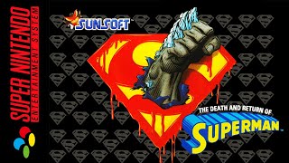 [Longplay] SNES - The Death and Return of Superman (4K, 60FPS)