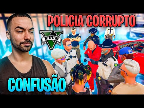 ARMAMOS CONFUSÃO COM UM POLICIA