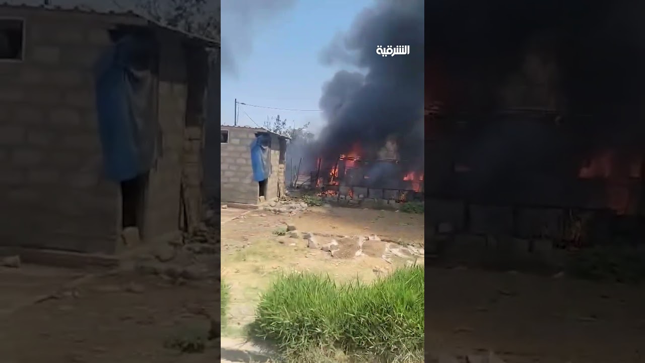 فيديو | احتراق 4 خيام بمخيم شيخان في محافظة دهوك