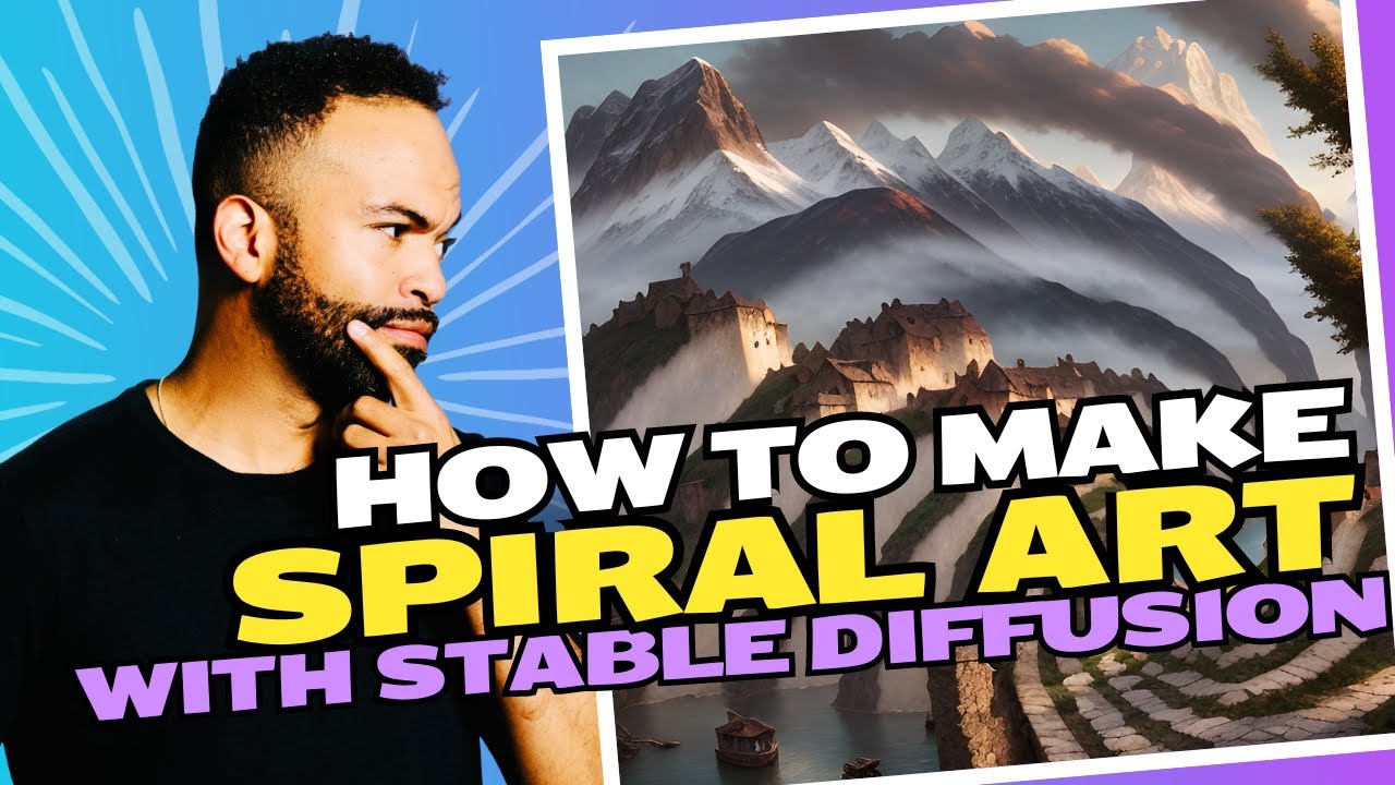 How to make AI Spiral Art with Stable Diffusion