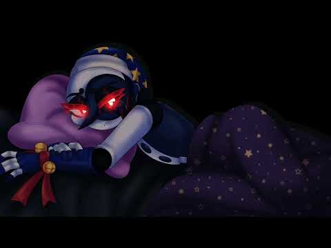 NO TALKING -Cuddling with Moon [ASMR - sleep aid, rain + music box] FNAF Security Breach
