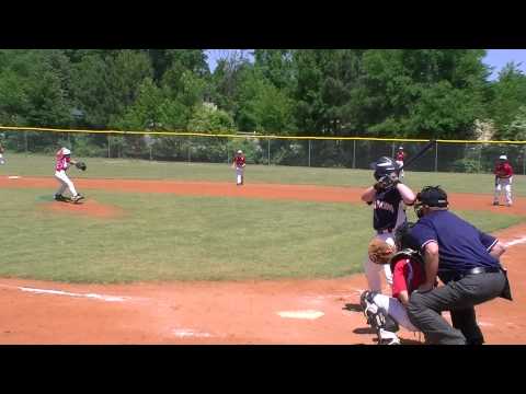 Jason Woszczynski hit by pitch vs. ECB Pride 4/30/2011