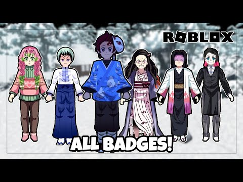 How to Get All 13 Badges in DEMON SLAYER 3D RP - Roblox