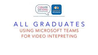 How to use Microsoft Teams for Video Remote Interpreting
